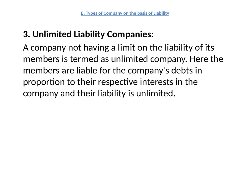 CORPORATE LAW UNIT 1: Types of Companies (part-I) - slide 6 of 9