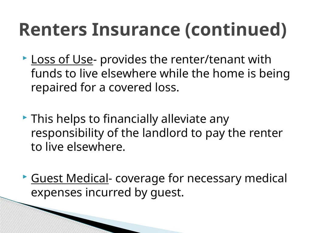 Property Management Insurance & Liability Issues - slide 11 of 19