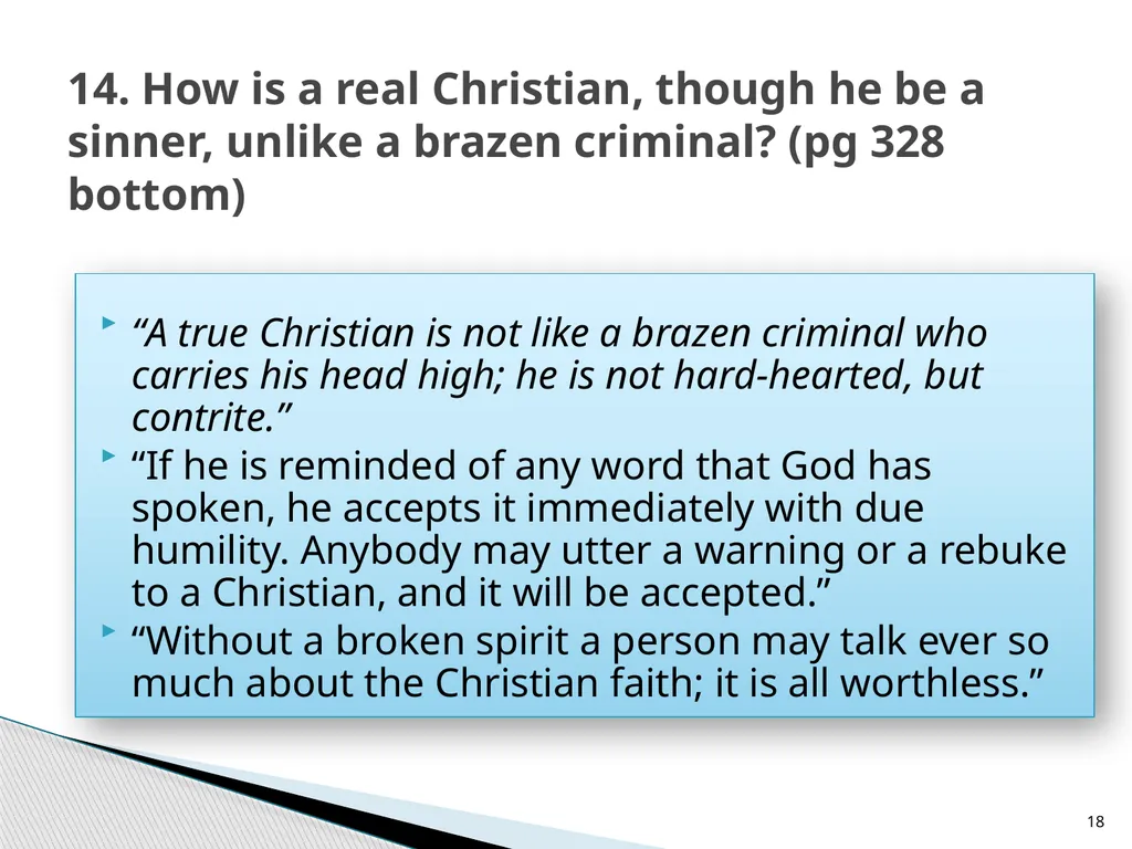The Proper Distinction Between Law and Gospel by - slide 18 of 27