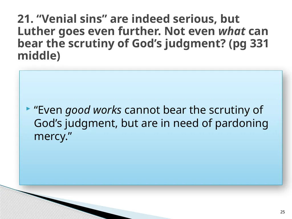 The Proper Distinction Between Law and Gospel by - slide 25 of 27