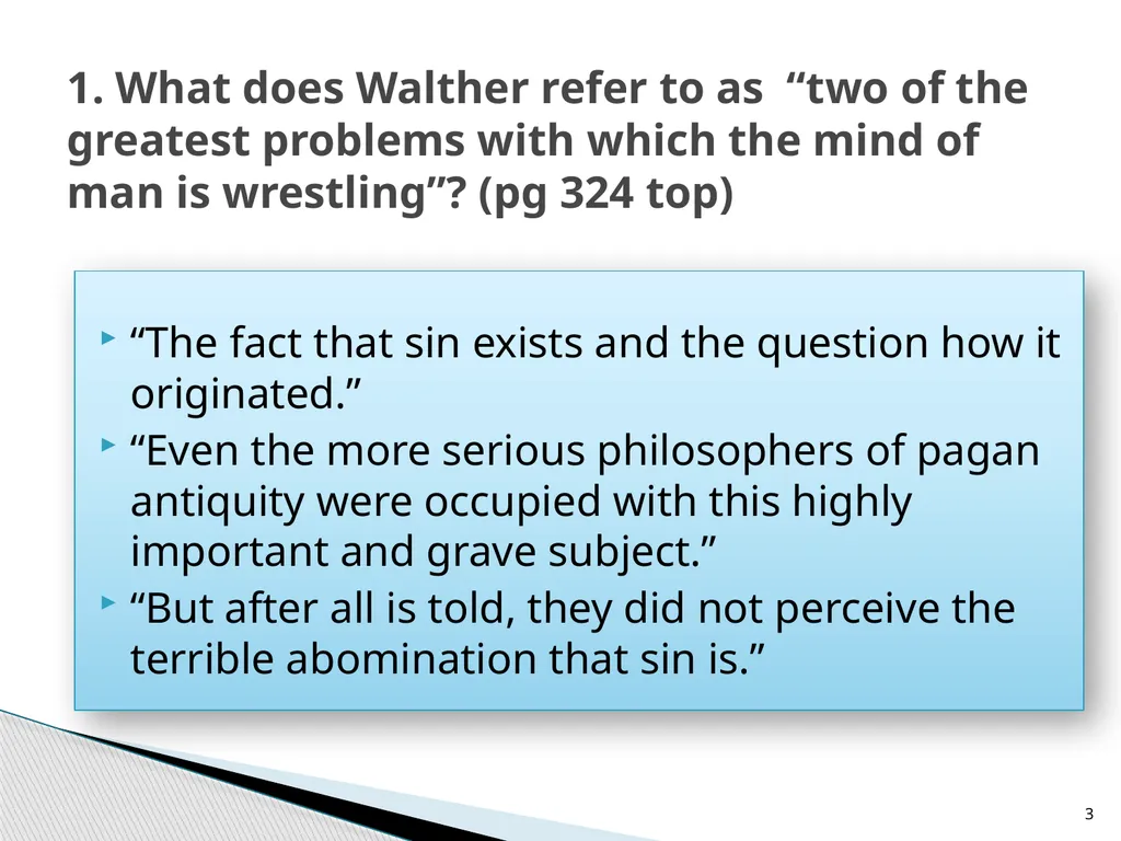 The Proper Distinction Between Law and Gospel by - slide 3 of 27