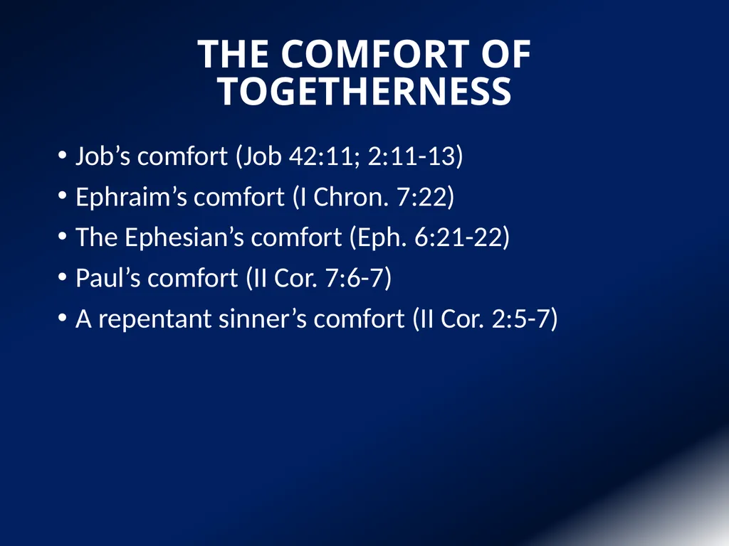 MEMBERS ONE OF ANOTHER Romans 12:5 MEMBERS OF ONE - slide 10 of 11