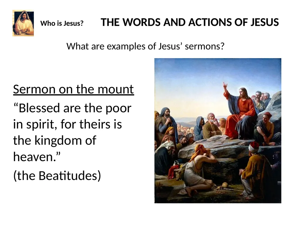 Who is Jesus? THE WORLD OF JESUS AND THE PEOPLE - slide 14 of 26
