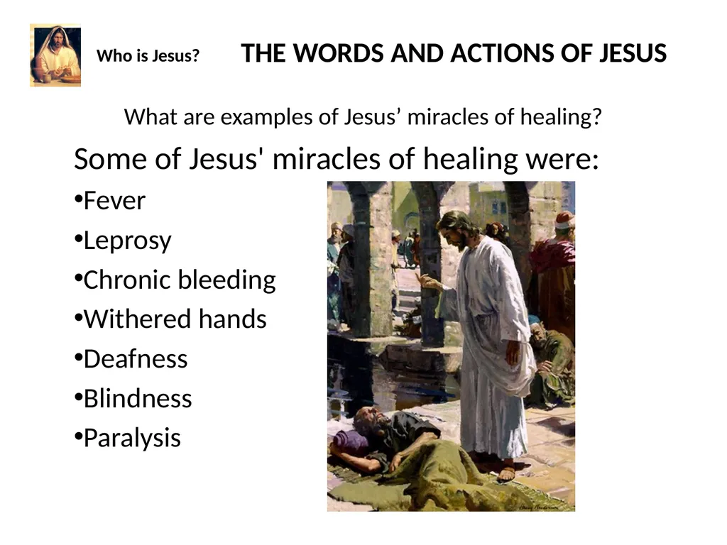 Who is Jesus? THE WORLD OF JESUS AND THE PEOPLE - slide 17 of 26
