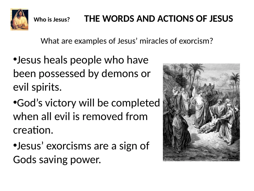 Who is Jesus? THE WORLD OF JESUS AND THE PEOPLE - slide 18 of 26