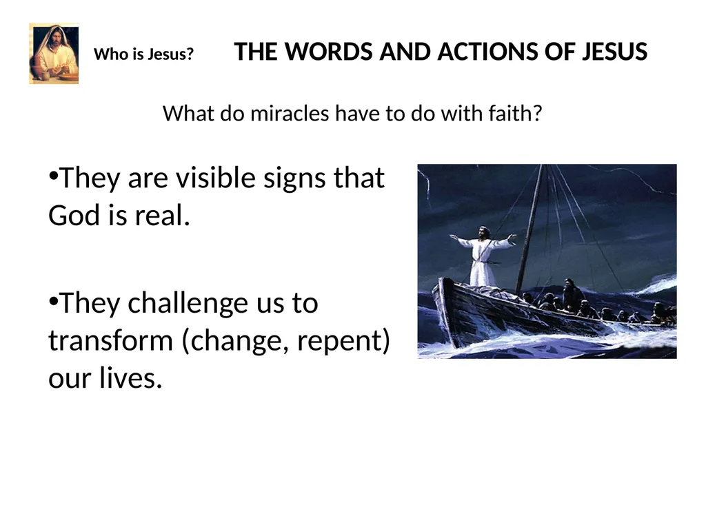 Who is Jesus? THE WORLD OF JESUS AND THE PEOPLE - slide 20 of 26