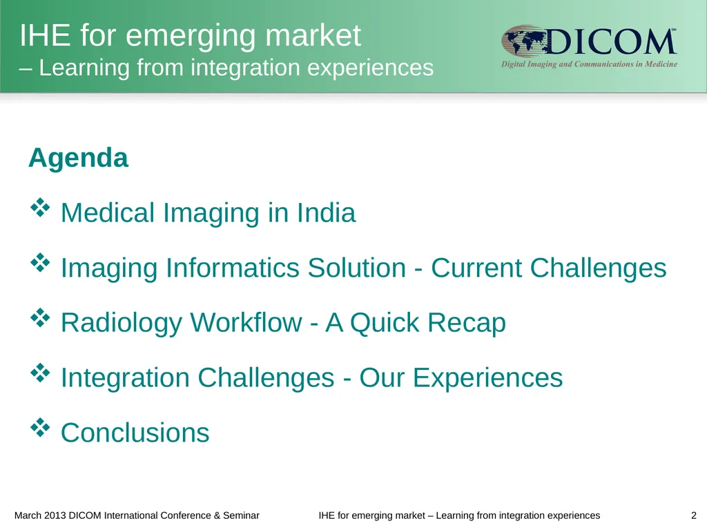 IHE for emerging market – Learning from - slide 2 of 14