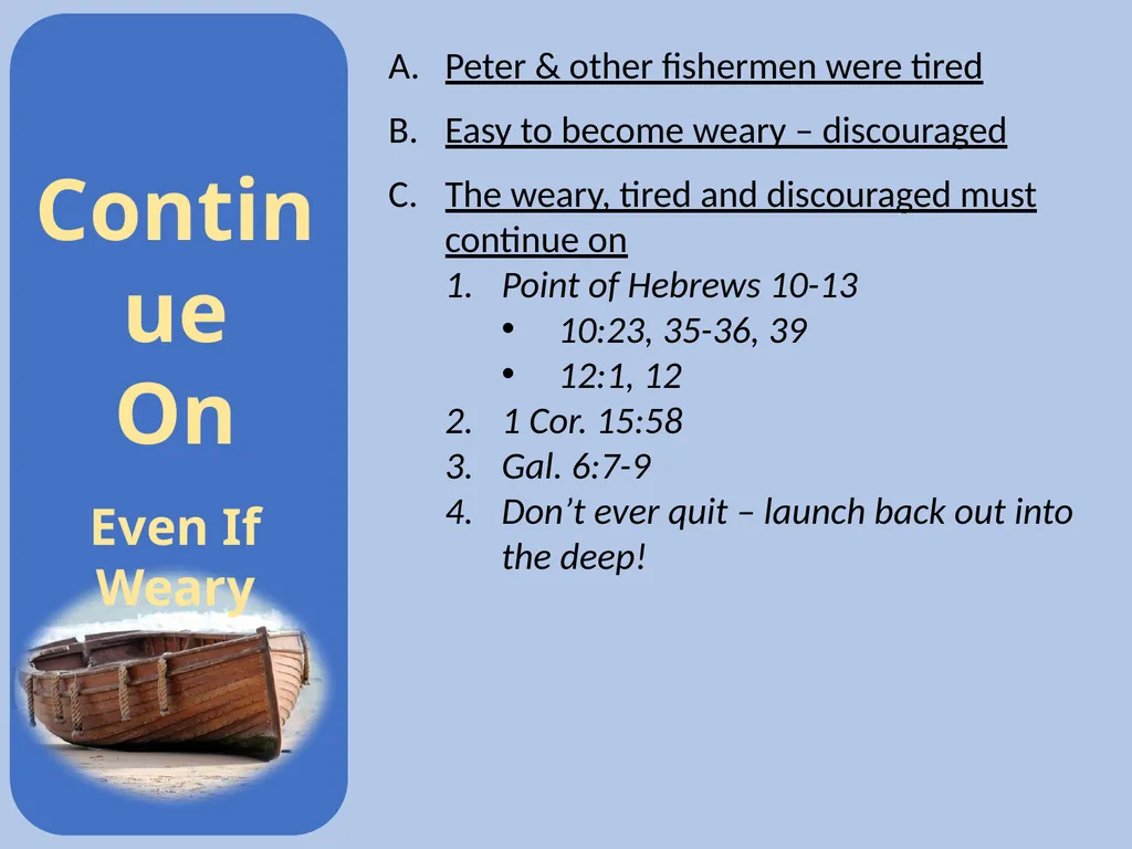 Luke 5:1-11 Call of the First Disciples Setting: - slide 21 of 31