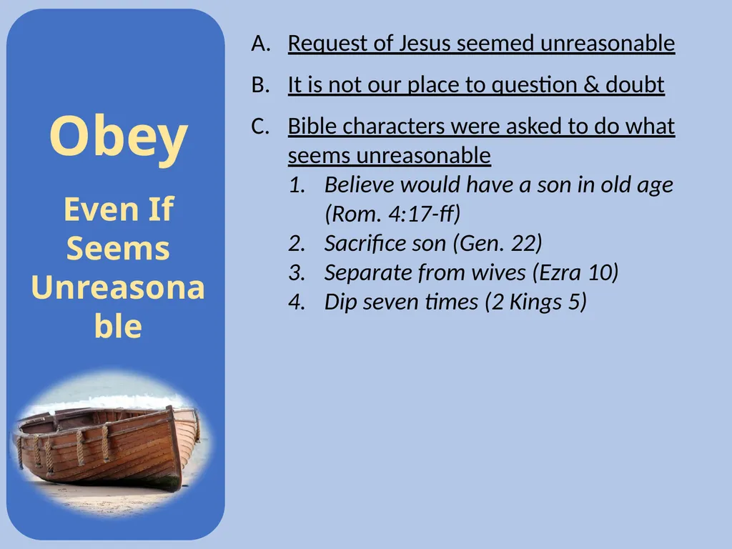 Luke 5:1-11 Call of the First Disciples Setting: - slide 12 of 31