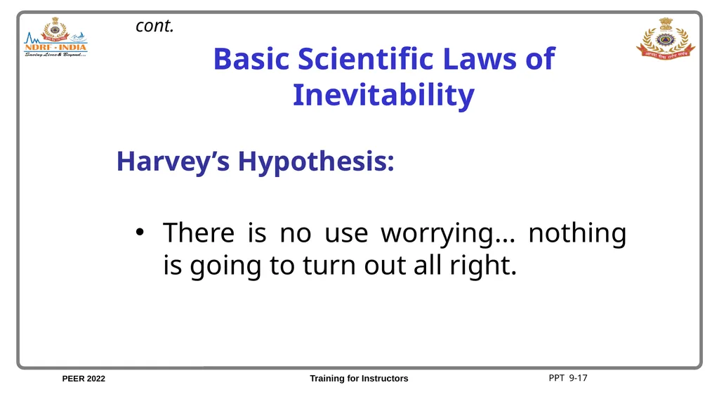 Unit 9 Facilities and Course Coordination Unit 9 - slide 18 of 21