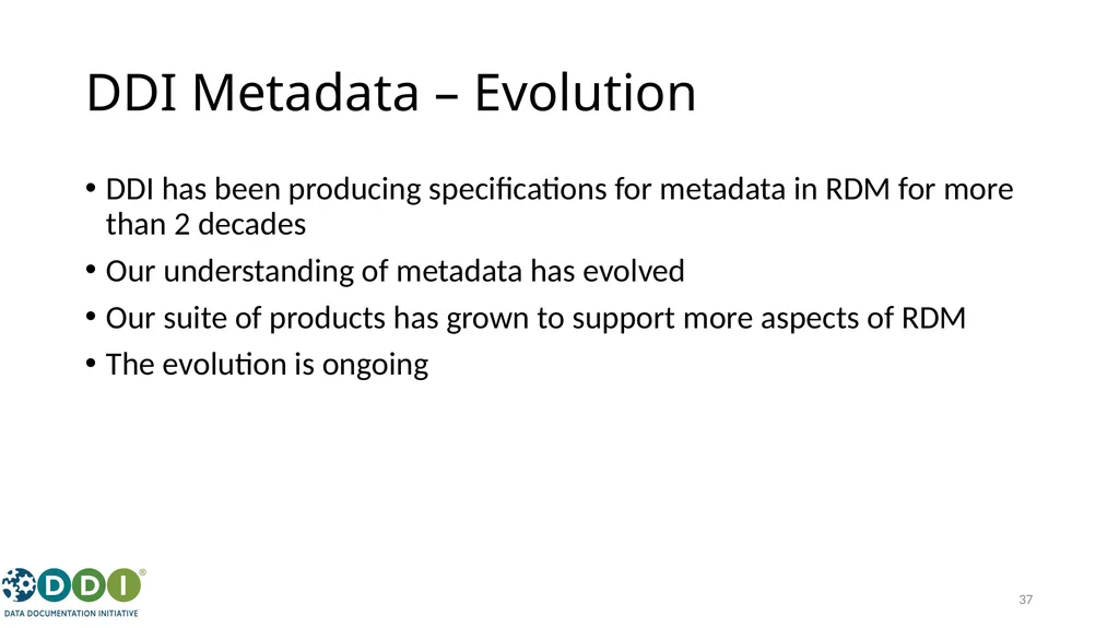 Introduction to Metadata for Research Data - slide 37 of 46