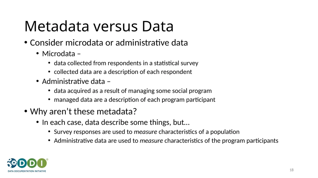 Introduction to Metadata for Research Data - slide 18 of 46