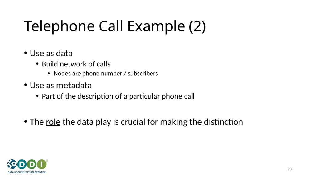 Introduction to Metadata for Research Data - slide 23 of 46