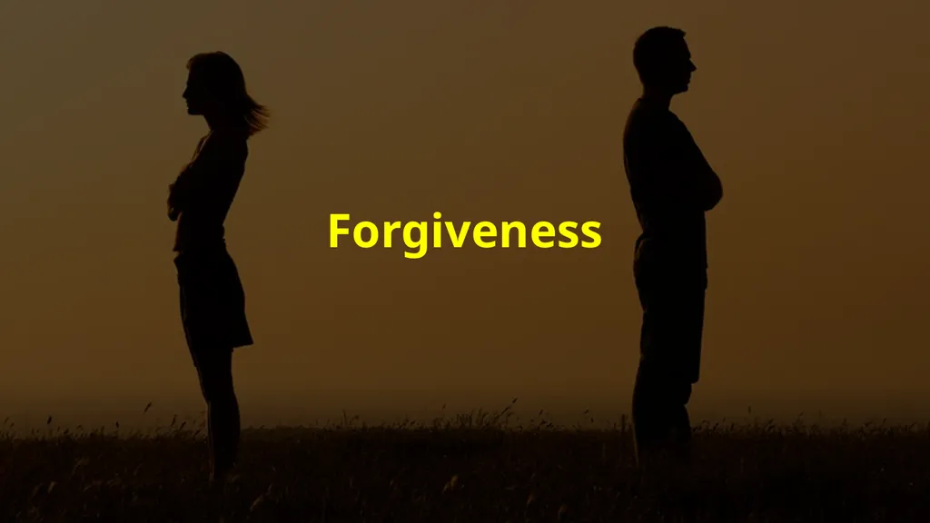 Forgiveness -1- The Need for Repentance “God - slide 1 of 78