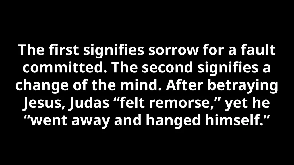 Forgiveness -1- The Need for Repentance “God - slide 48 of 78