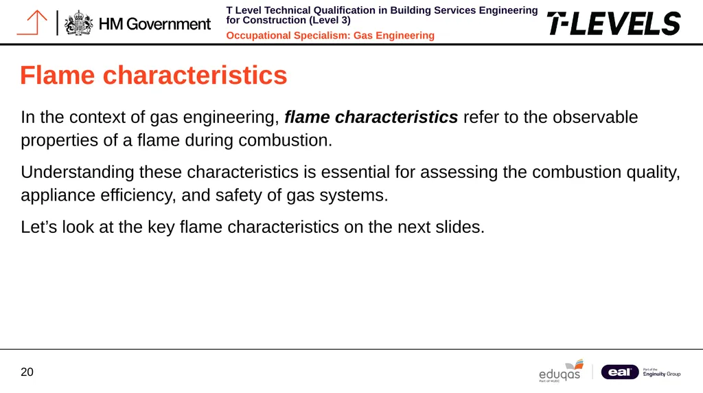 Occupational Specialism: Gas Engineering K1.16 - slide 20 of 31