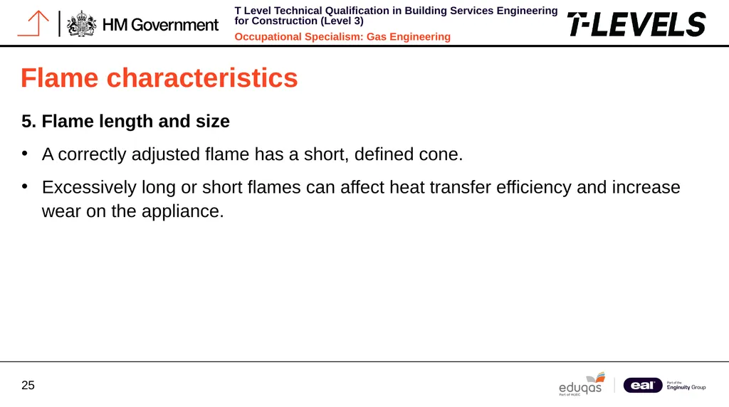Occupational Specialism: Gas Engineering K1.16 - slide 25 of 31