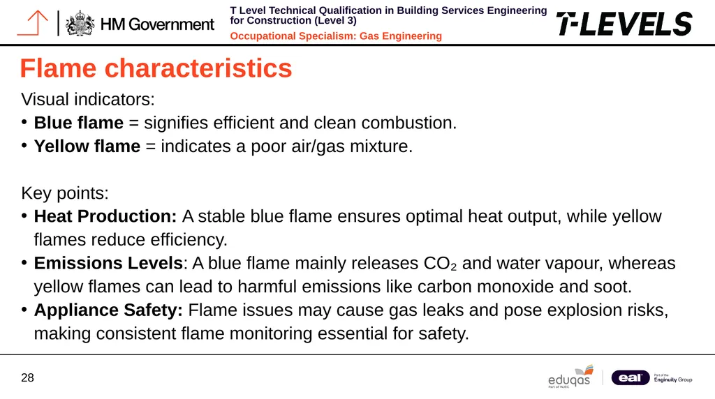 Occupational Specialism: Gas Engineering K1.16 - slide 28 of 31