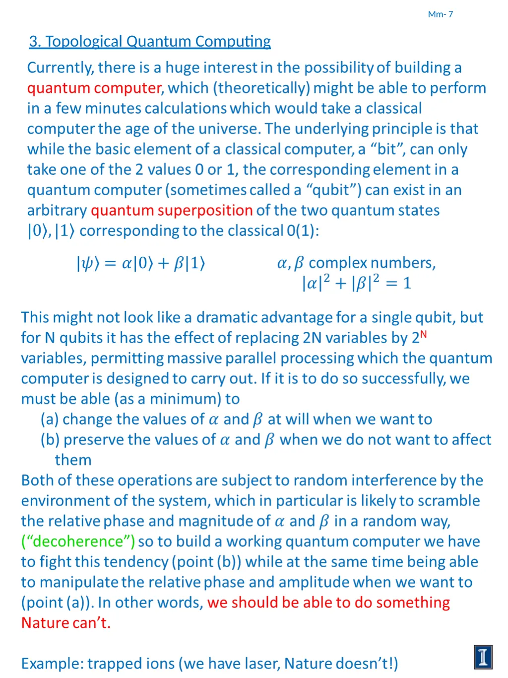 Some current research problems Crystals (the - slide 7 of 9
