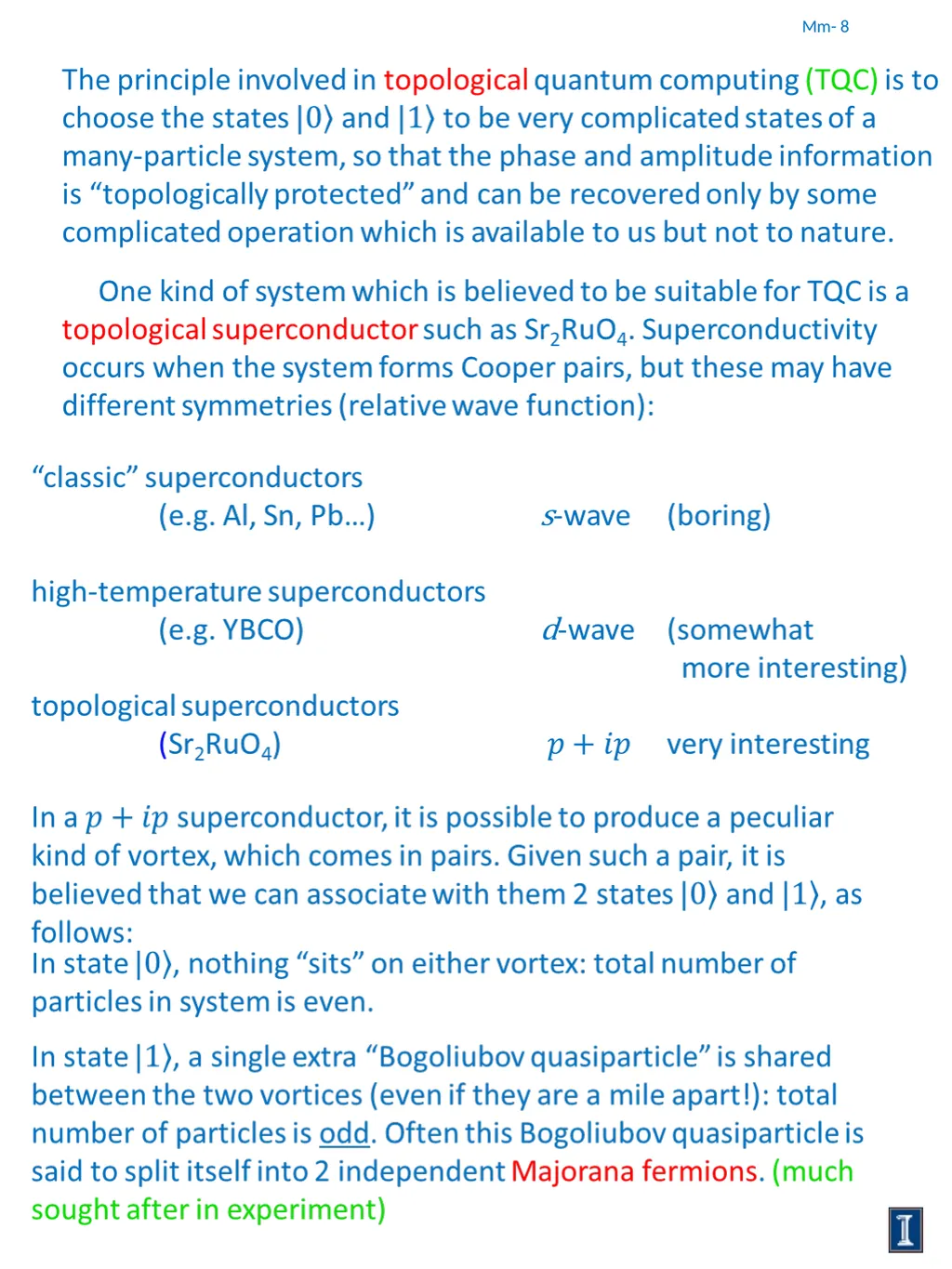 Some current research problems Crystals (the - slide 8 of 9