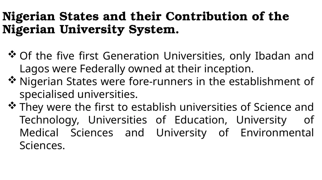 Presentation on University Education at the - slide 8 of 19