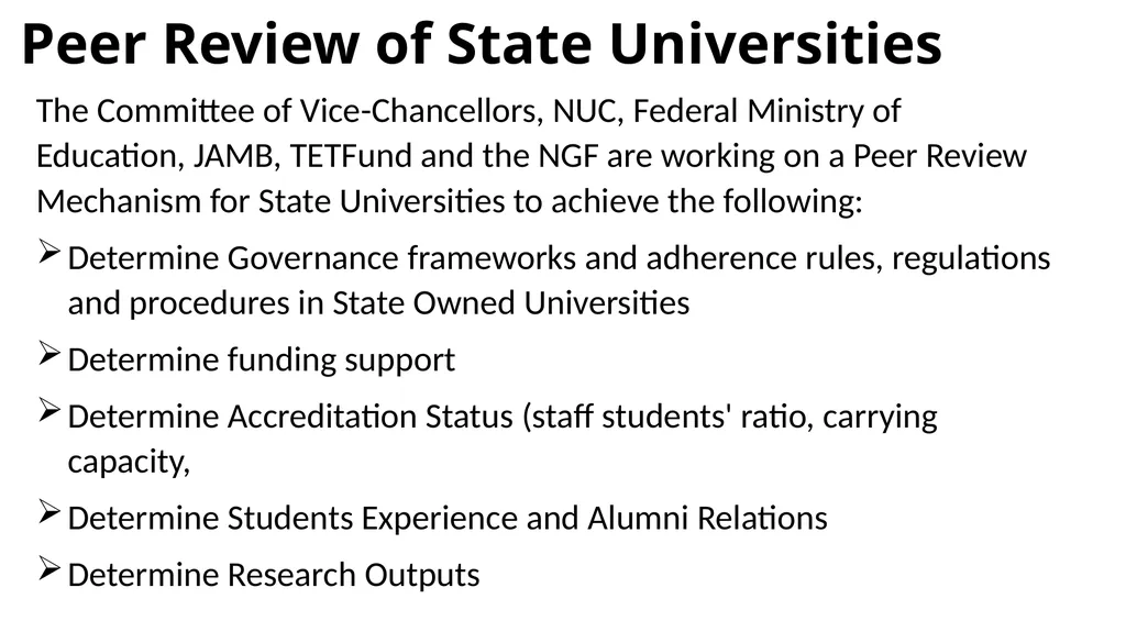 Presentation on University Education at the - slide 14 of 19