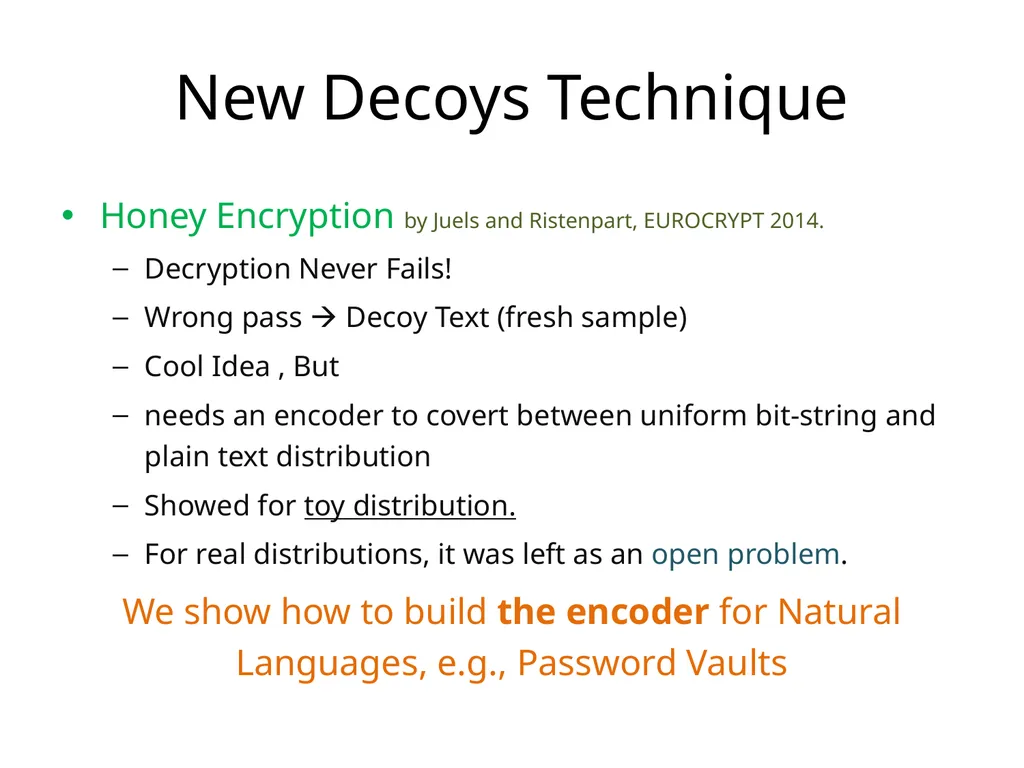 Cracking-Resistant Password Vaults Using Natural - slide 41 of 62
