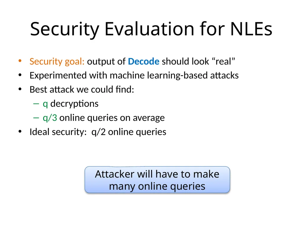 Cracking-Resistant Password Vaults Using Natural - slide 62 of 62