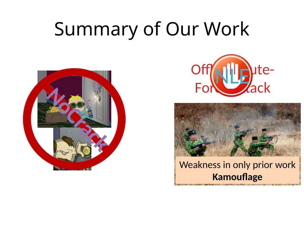 Cracking-Resistant Password Vaults Using Natural - slide 58 of 62
