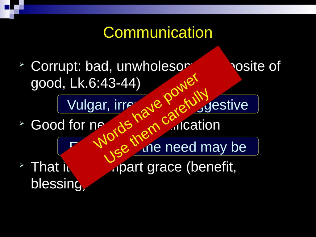. Col.39, Do not lie to one another, since you - slide 18 of 28