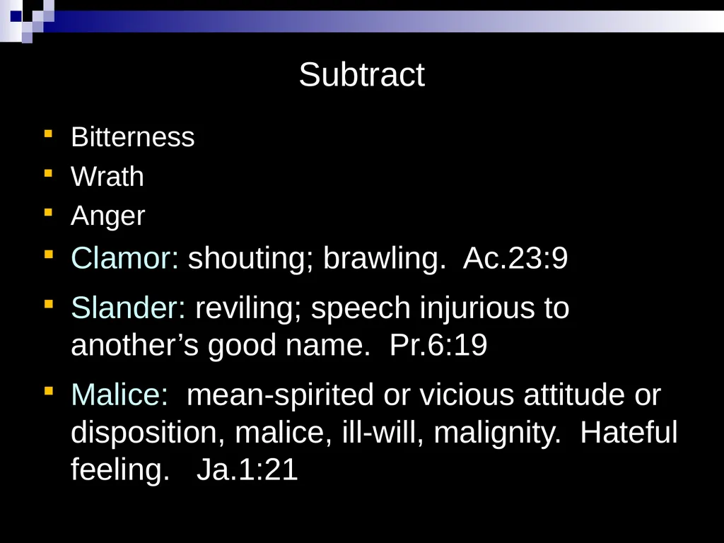 . Col.39, Do not lie to one another, since you - slide 24 of 28