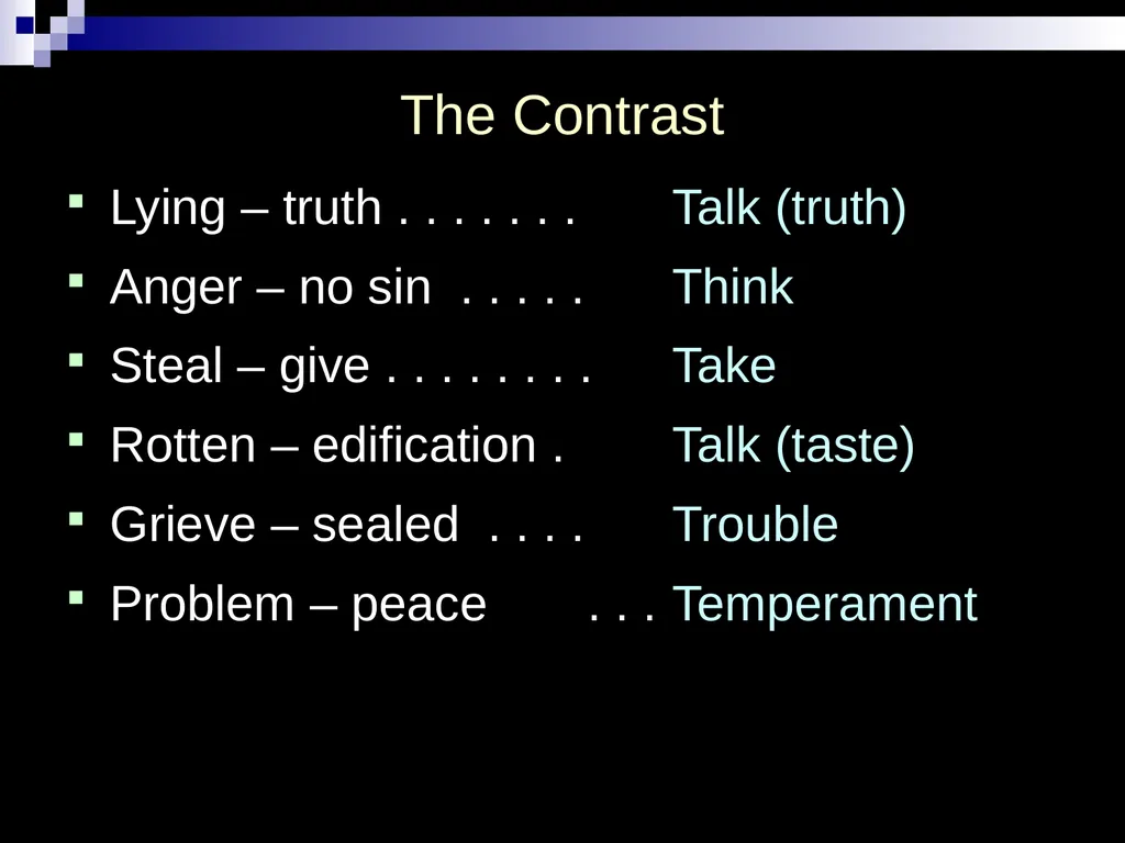 . Col.39, Do not lie to one another, since you - slide 27 of 28
