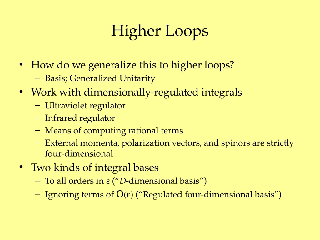 Maximal Unitarity at Two Loops David A. Kosower - slide 18 of 37