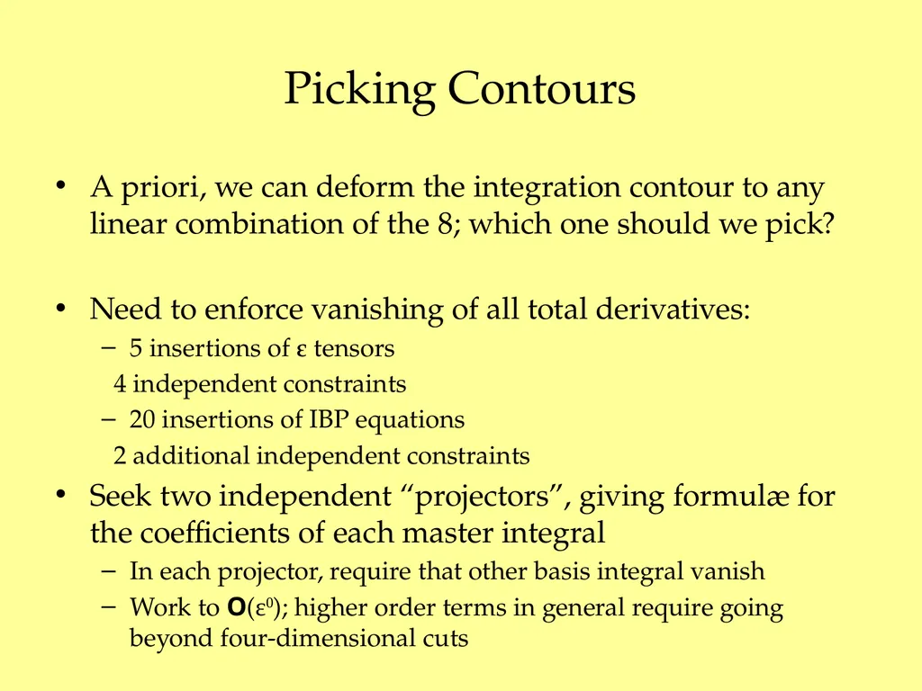 Maximal Unitarity at Two Loops David A. Kosower - slide 30 of 37