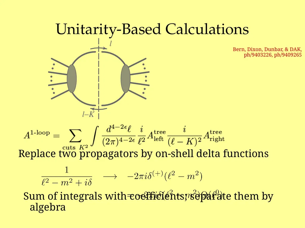Maximal Unitarity at Two Loops David A. Kosower - slide 7 of 37