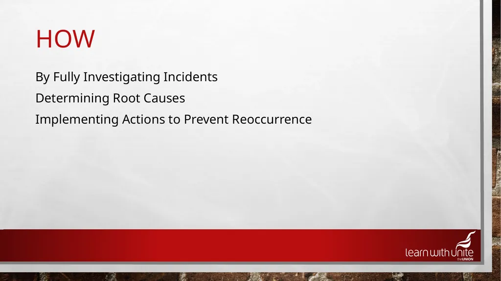 Accident Investigation Most of the cost is hidden - slide 4 of 26