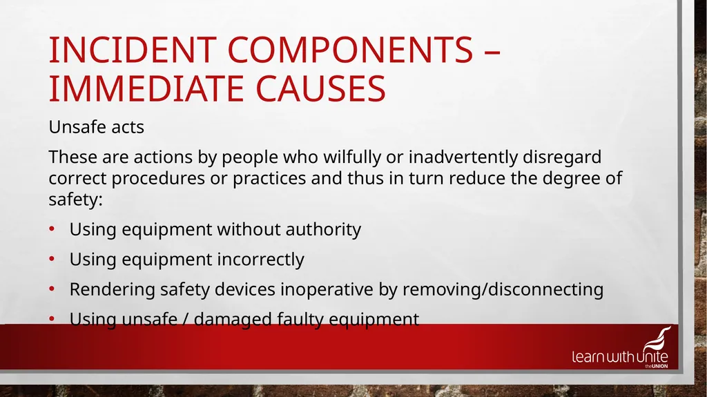 Accident Investigation Most of the cost is hidden - slide 15 of 26