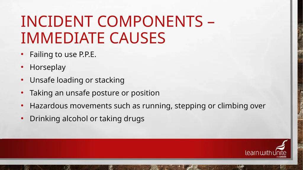 Accident Investigation Most of the cost is hidden - slide 16 of 26