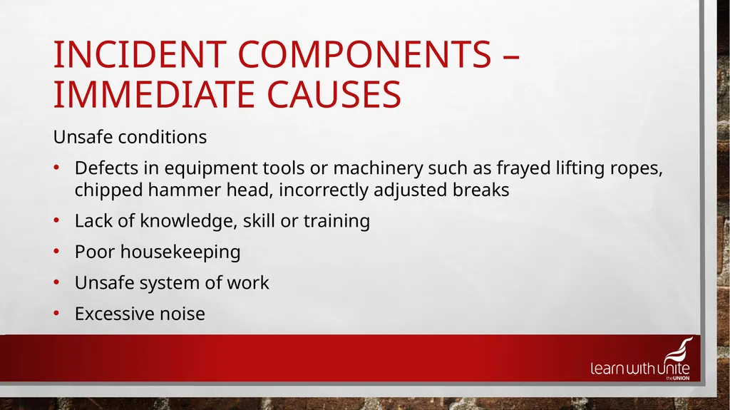 Accident Investigation Most of the cost is hidden - slide 18 of 26
