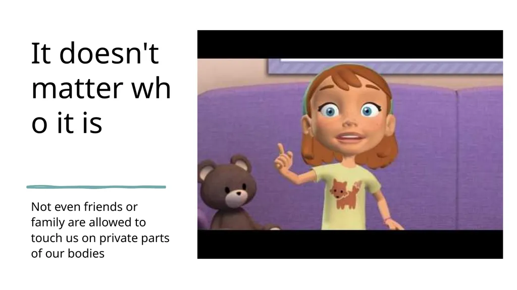 Rules to Protect Yourself Erin's Law Lesson Grade - slide 6 of 11