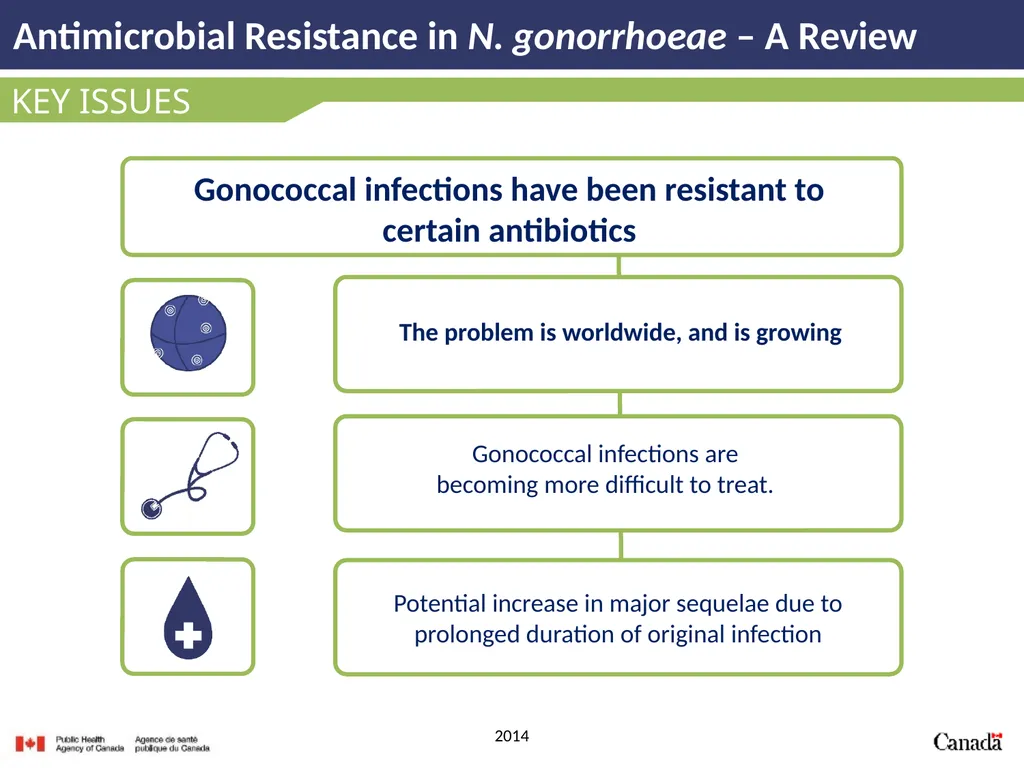 Antimicrobial Resistance in N. gonorrhoeae A - slide 7 of 39