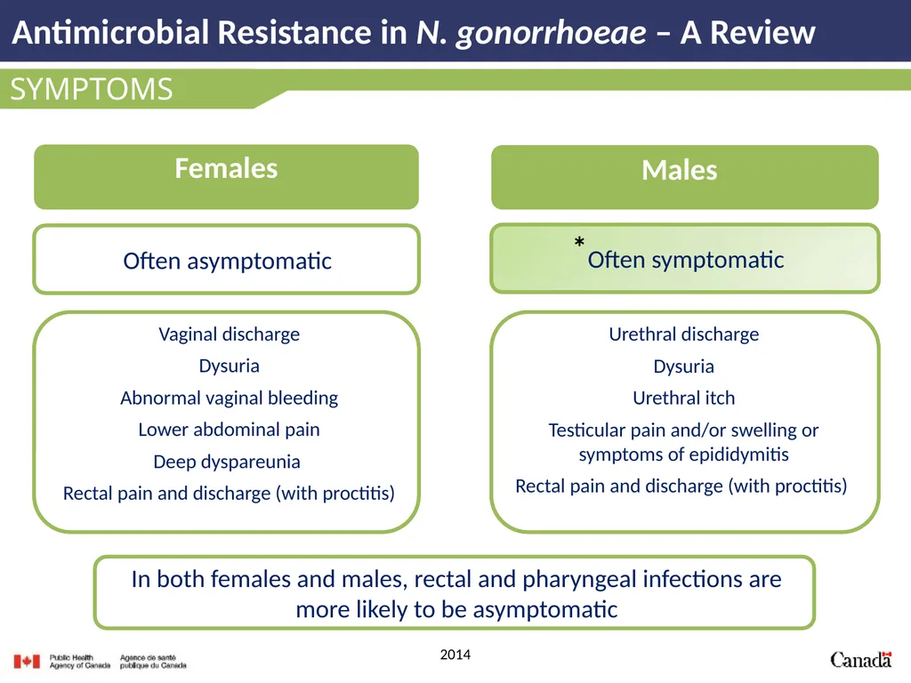 Antimicrobial Resistance in N. gonorrhoeae A - slide 12 of 39