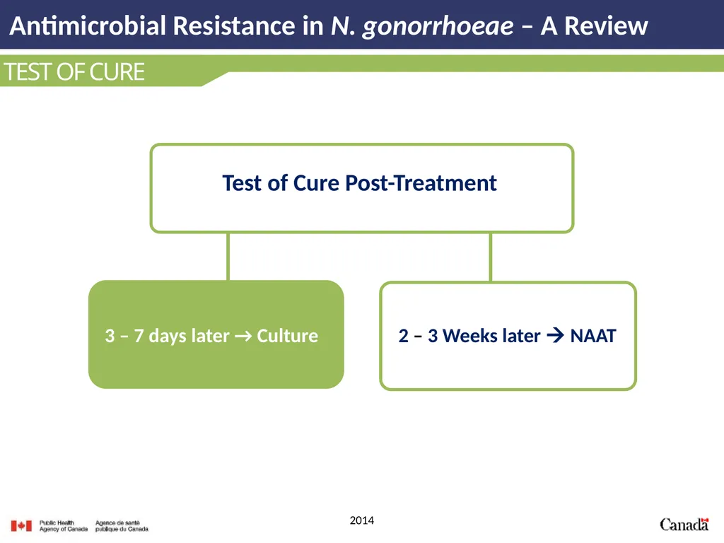 Antimicrobial Resistance in N. gonorrhoeae A - slide 30 of 39