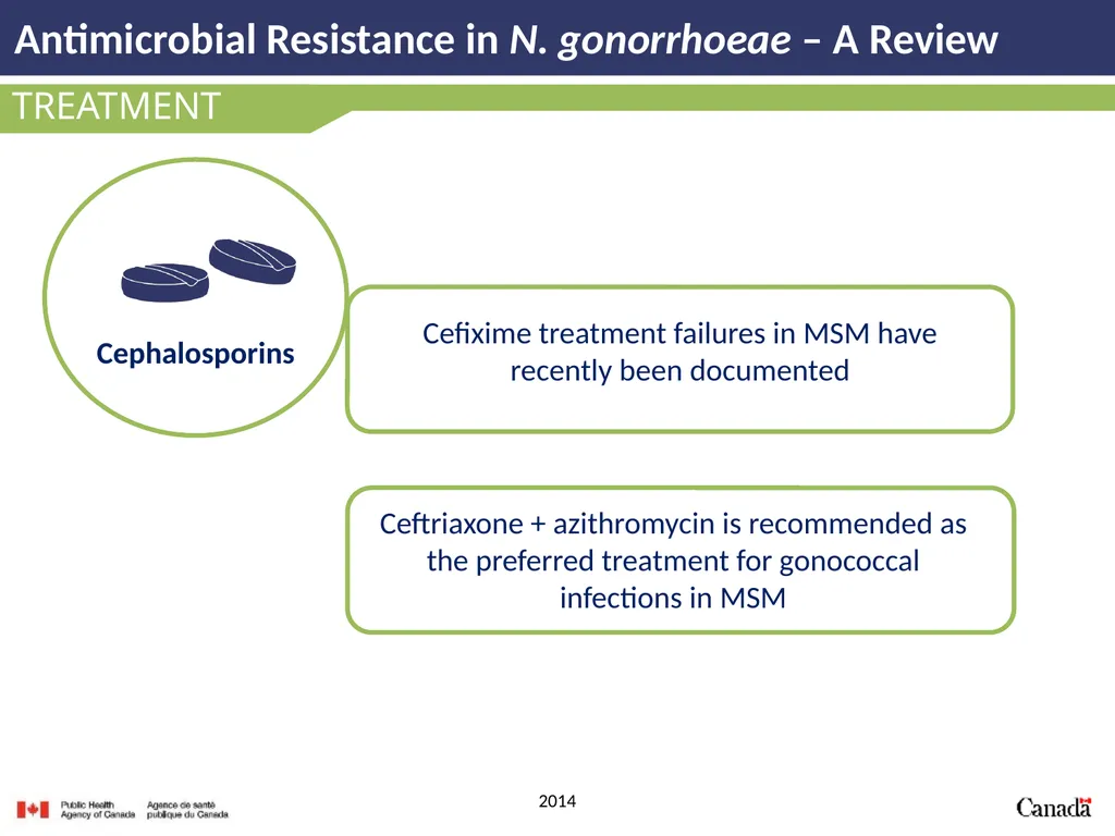 Antimicrobial Resistance in N. gonorrhoeae A - slide 22 of 39