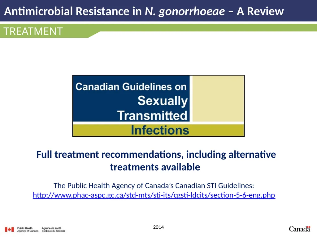 Antimicrobial Resistance in N. gonorrhoeae A - slide 27 of 39