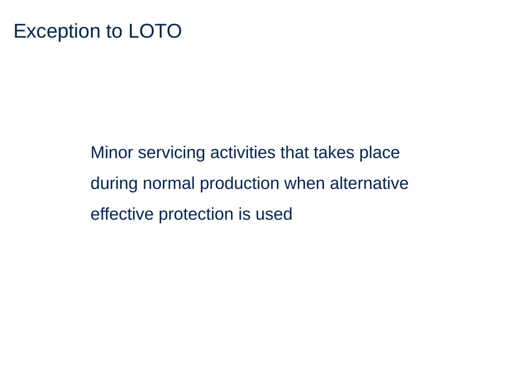 Lock Out Tag Out Hazardous Energy Control - slide 11 of 30