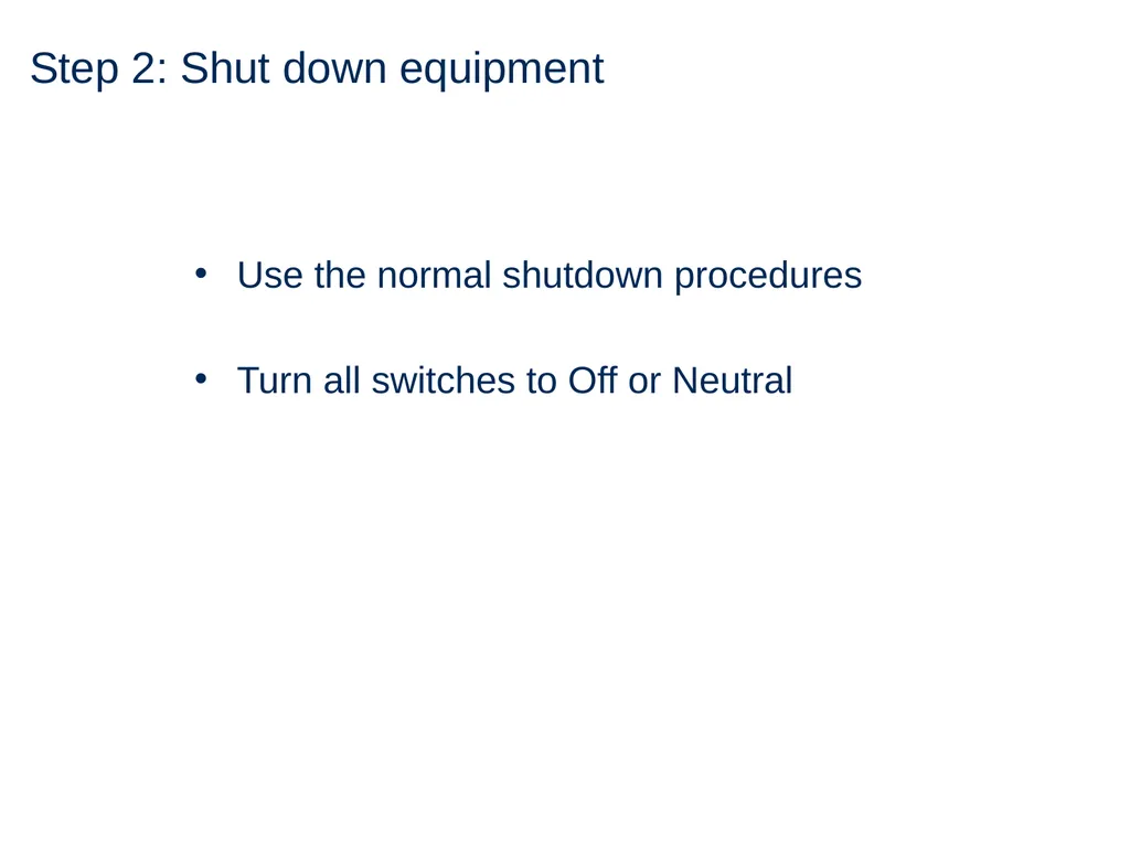 Lock Out Tag Out Hazardous Energy Control - slide 22 of 30