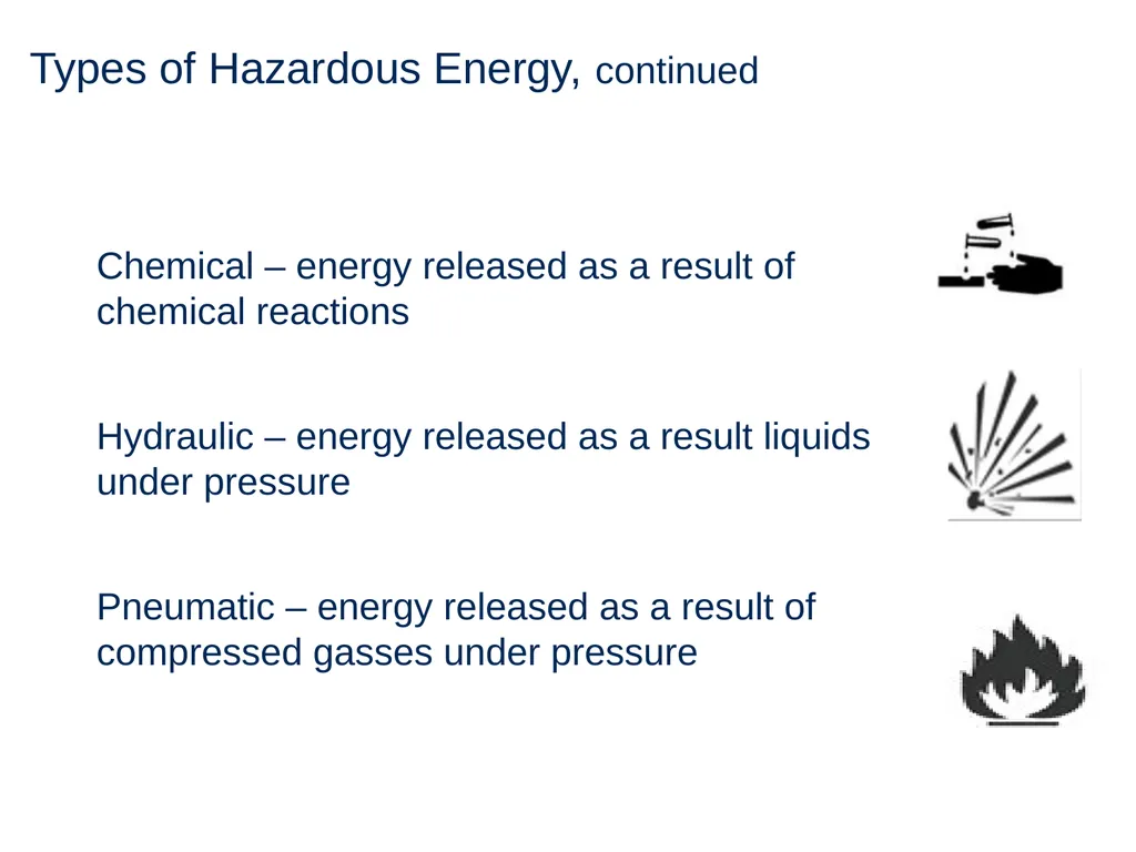 Lock Out Tag Out Hazardous Energy Control - slide 6 of 30