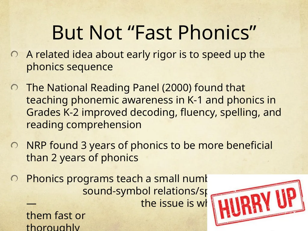 What Does Rigor Really Mean in Reading Education? - slide 32 of 49