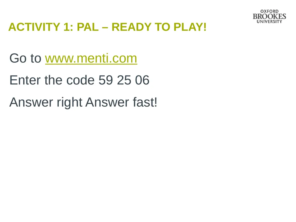 Peer Advice on Learning (PAL): What’s in it for - slide 10 of 16